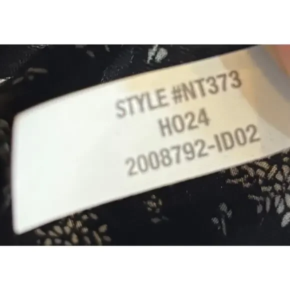 NWT Madewell Black White Floral Maxi Dress 12 Long Sleeve Ruched Boho Romantic - Picture 10 of 16